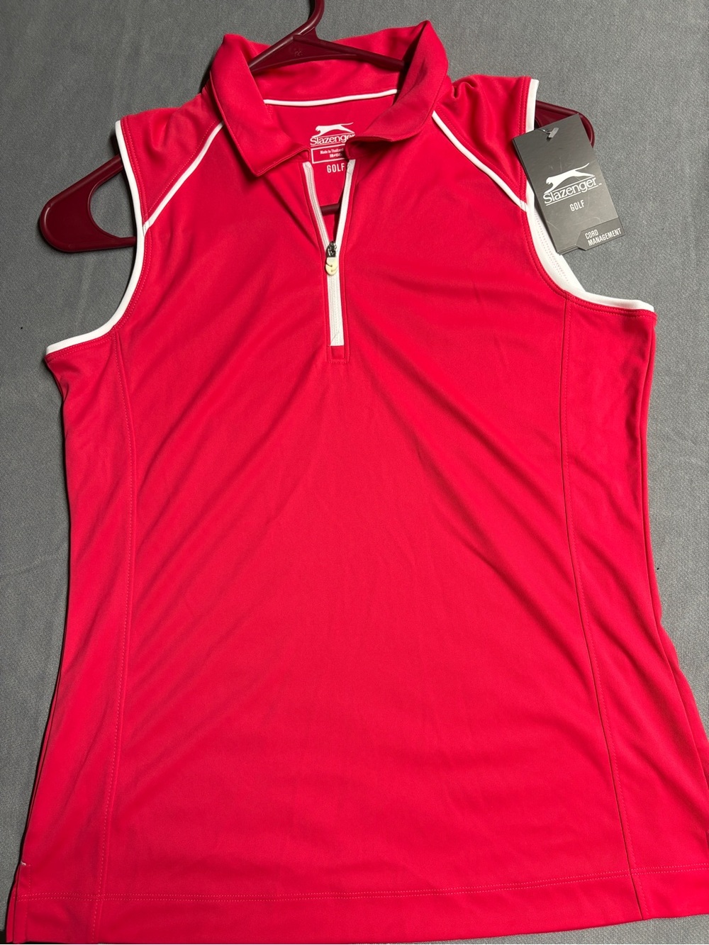 Slazenger Women's Sleeveless Golf Polo - Pink NwT